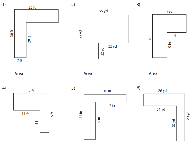 different shapes with the same perimeter worksheets